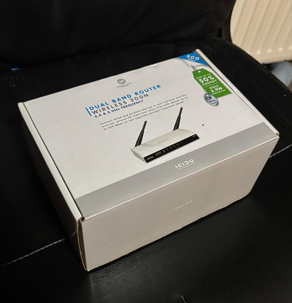 ICIDU Dual Band Router Wireless 300N 2.4 & 5 GHz, Ophalen of Verzenden, Nieuw, Router