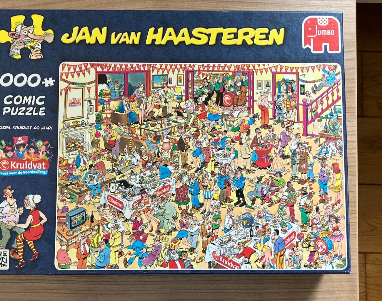 Jan van Haasteren: kruidvat 40 jaar, Ophalen of Verzenden, 500 t/m 1500 stukjes, Zo goed als nieuw