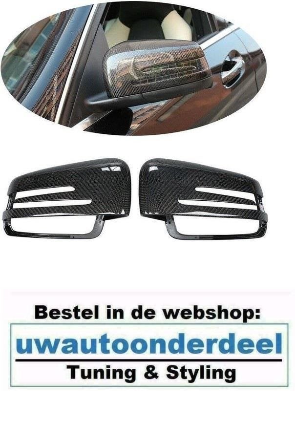 Spiegel Carbon Look Spiegelkappen Voor MB A klasse W176, Verzenden