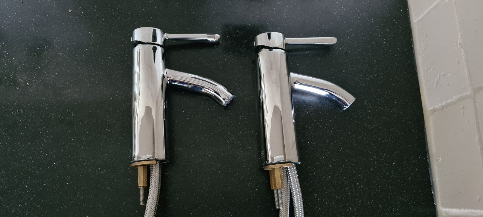 2x IKEA Dalskar wastafelmengkranen chroom, Ophalen of Verzenden, Zo goed als nieuw, Chroom, Kraan