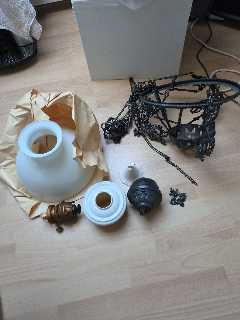 Schippertje antieke lamp, Ophalen