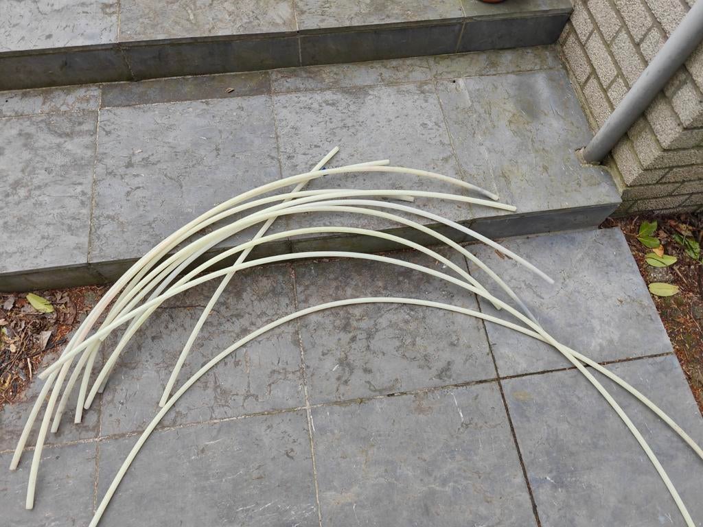 Plastic buizen voor folietunnel, Tuin en Terras, Ophalen