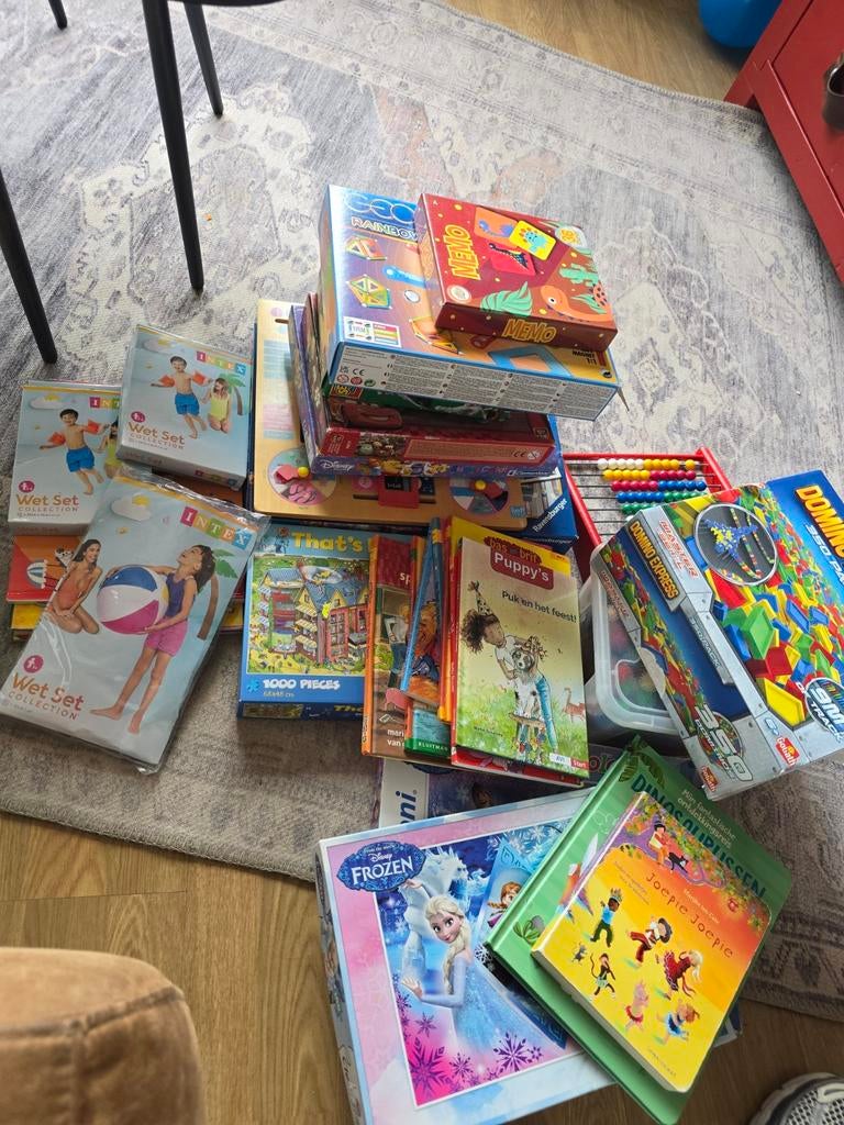 Grote collectie speelgoed, spellen en boeken, Ophalen, Gebruikt, Jongen of Meisje