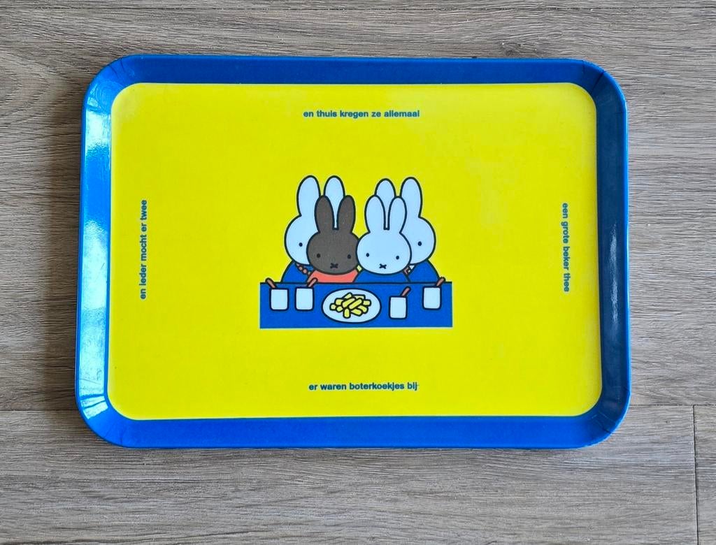 Vintage Miffy Dienblad - DE Mercis 1999, Ophalen of Verzenden