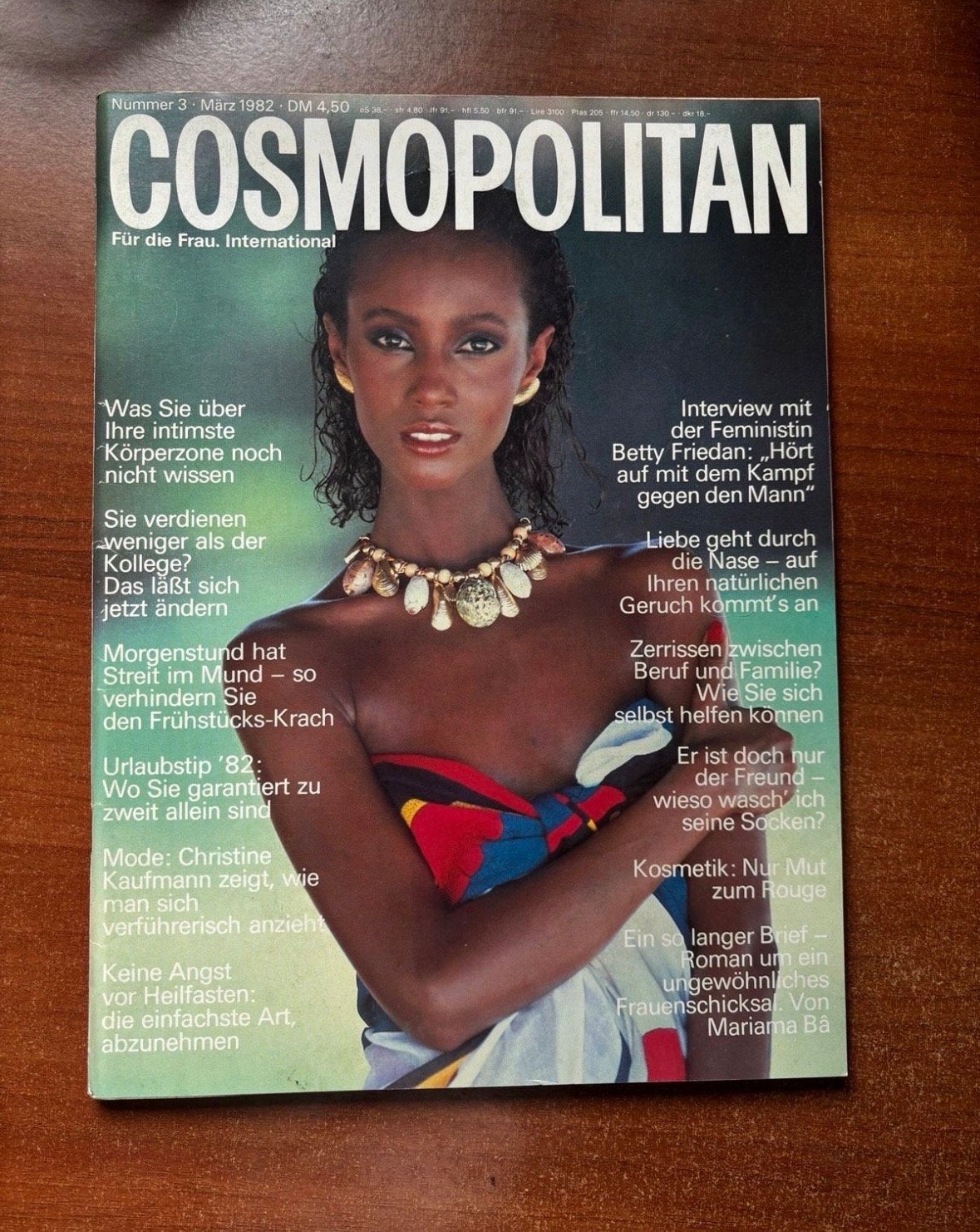 Cosmopolitan Magazine Maart 1982 - Germany Duitse Editie, Boeken, Ophalen of Verzenden, Gelezen, Damesbladen