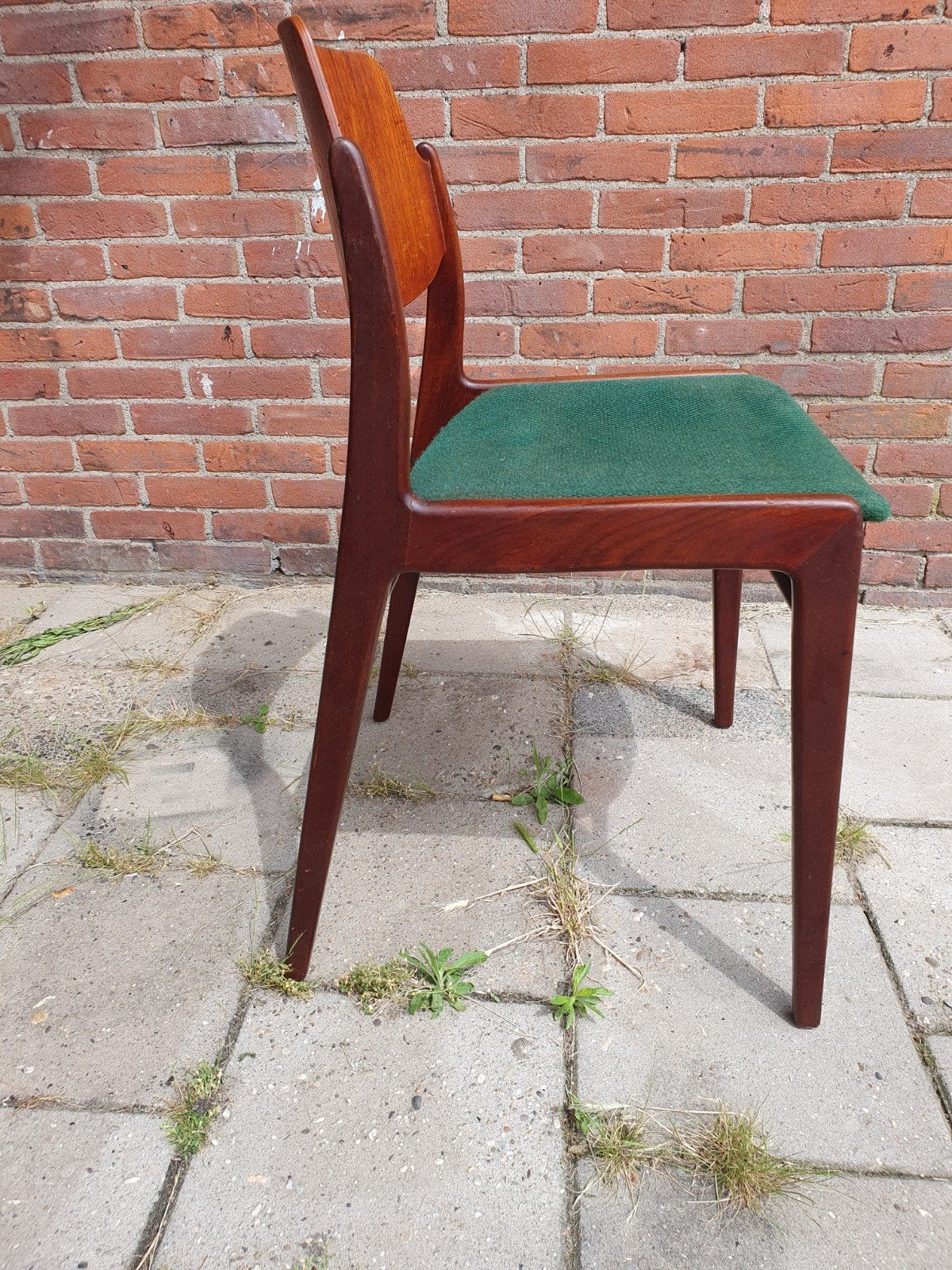 Vintage stoel., Ophalen, Gebruikt, Bruin, Sixties