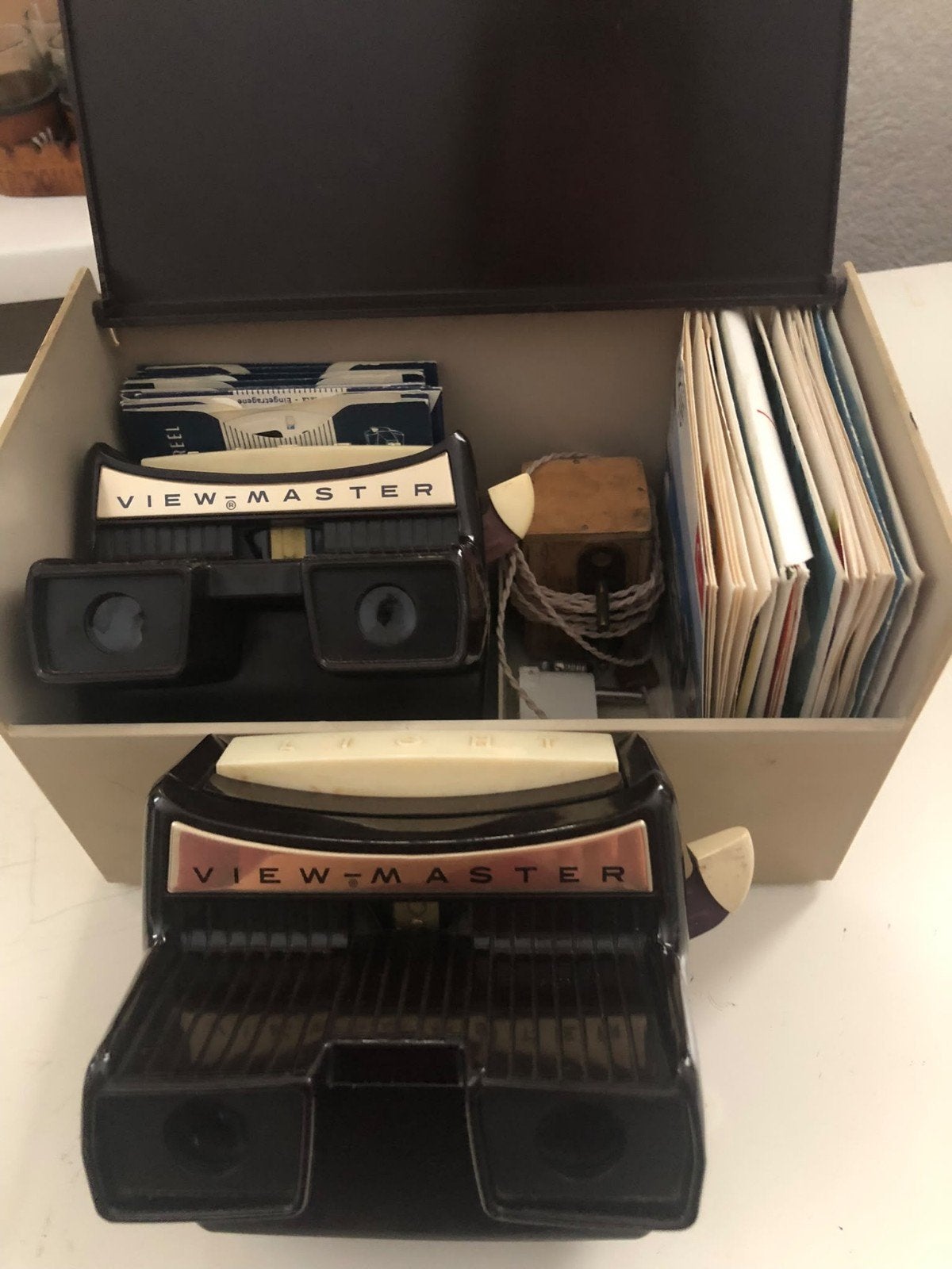 Vintage View-Master met reels en opbergdoos, Verzamelen, Ophalen of Verzenden