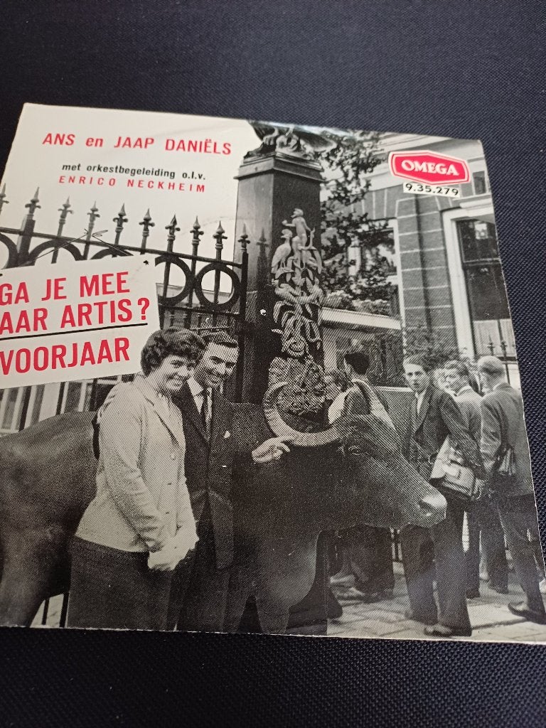 236b Ans en Jaap Daniels  – Ga je mee naar Artis – 9.35.279, 7 inch, Ophalen of Verzenden, Zo goed als nieuw, Overige typen