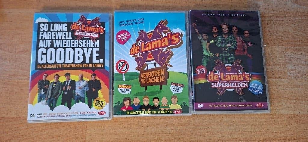 Dvd bundel | De lama's, Cd's en Dvd's, Stand-up of Theatershow, Gebruikt, Alle leeftijden, De Lama's