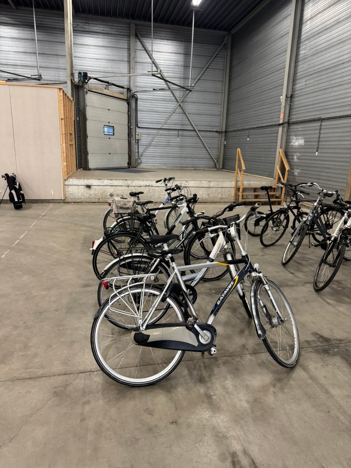 Partij fietsen, Ophalen, Gebruikt