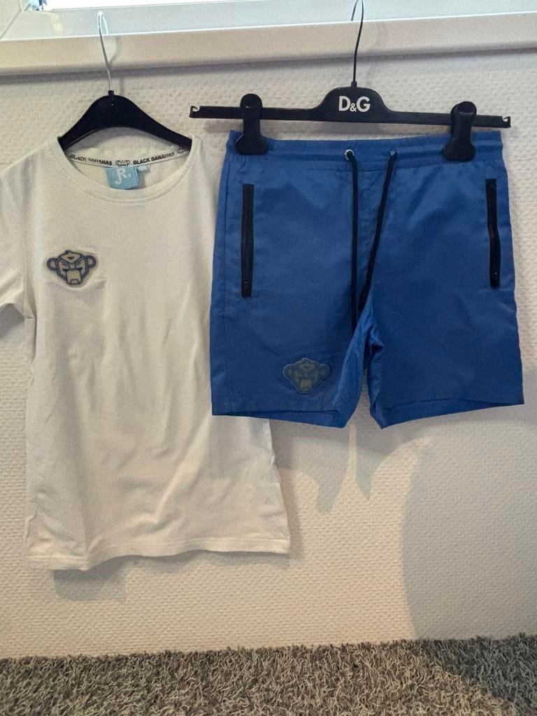 Black bananas zwemshort met bijpassend shirt 152, Ophalen of Verzenden, Zo goed als nieuw, Jongen, Setje