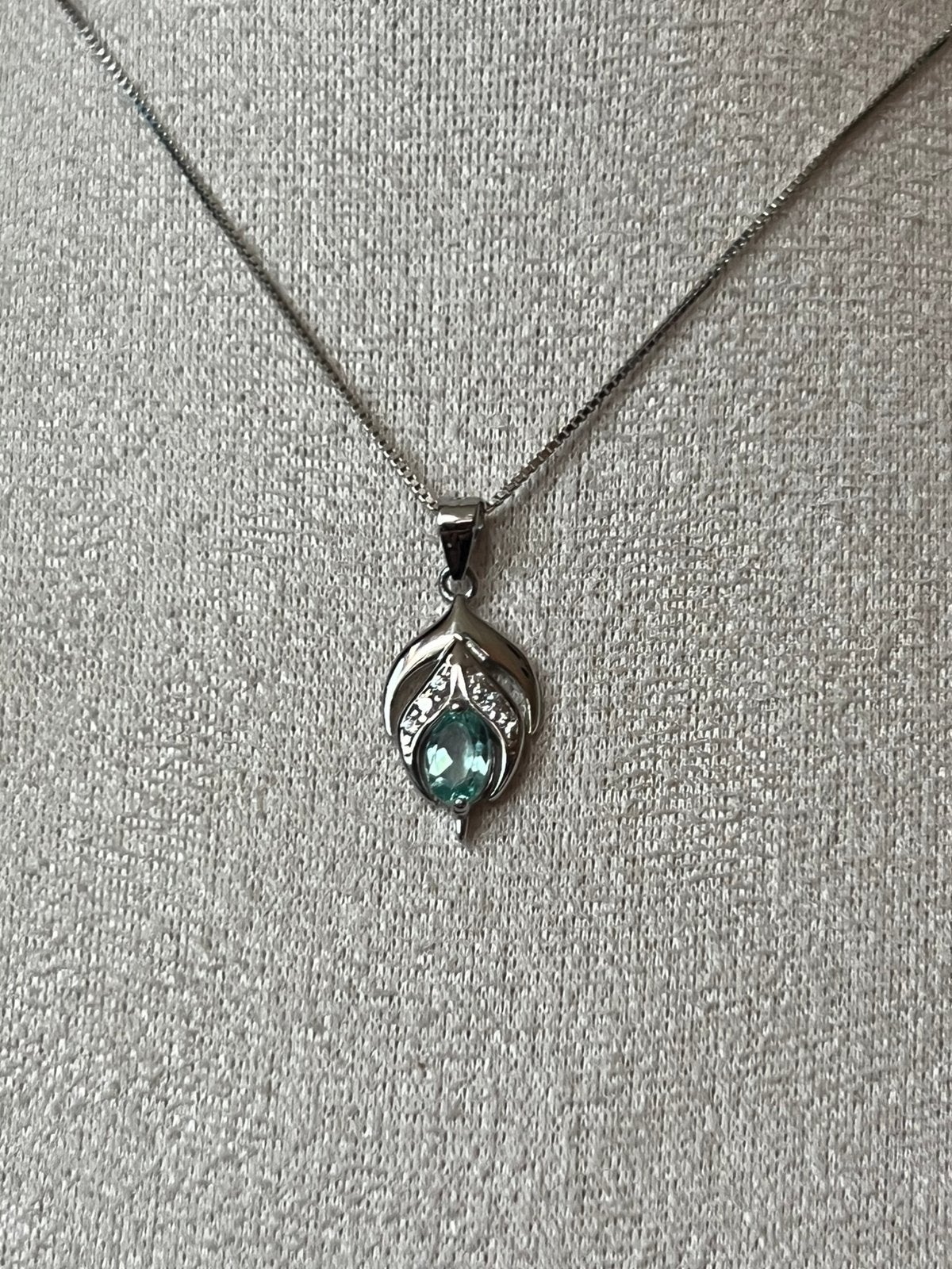 Apatiet topaas hanger beschermt intuïtie geluk daadkracht, Sieraden, Tassen en Uiterlijk, Blauw, Magnolia11, Ophalen of Verzenden