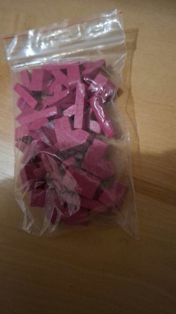 Bordspel onderdelen hout set roze Catan basis + Zeevaarders, Vijf spelers of meer, Ophalen of Verzenden, Nieuw