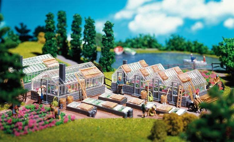 Faller: Tuincentrum / Kwekerij NIEUW, Overige merken, Natuur, Gelijkstroom of Wisselstroom, Nieuw