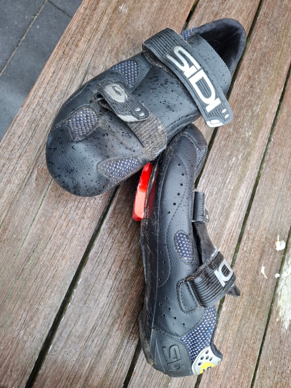 Sidi racefietsschoenen maat 44 met Look pedalen, Gebruikt, Schoenen, Overige maten, Ophalen of Verzenden