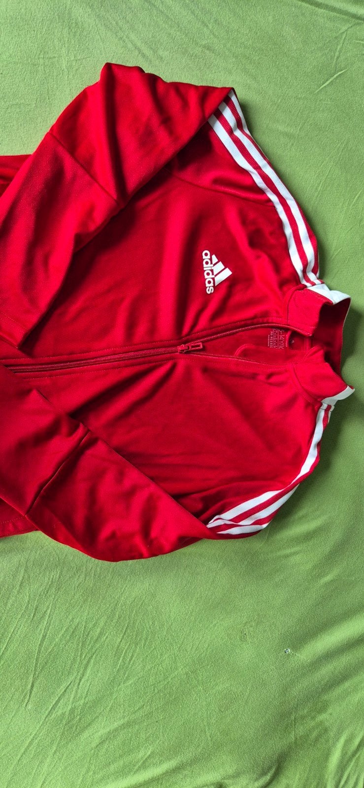 Adidas Trainingsjack Rood - Maat 13-14 jaar (164.), Kinderen en Baby's, Kinderkleding | Maat 164, Adidas, Jongen of Meisje, Ophalen of Verzenden