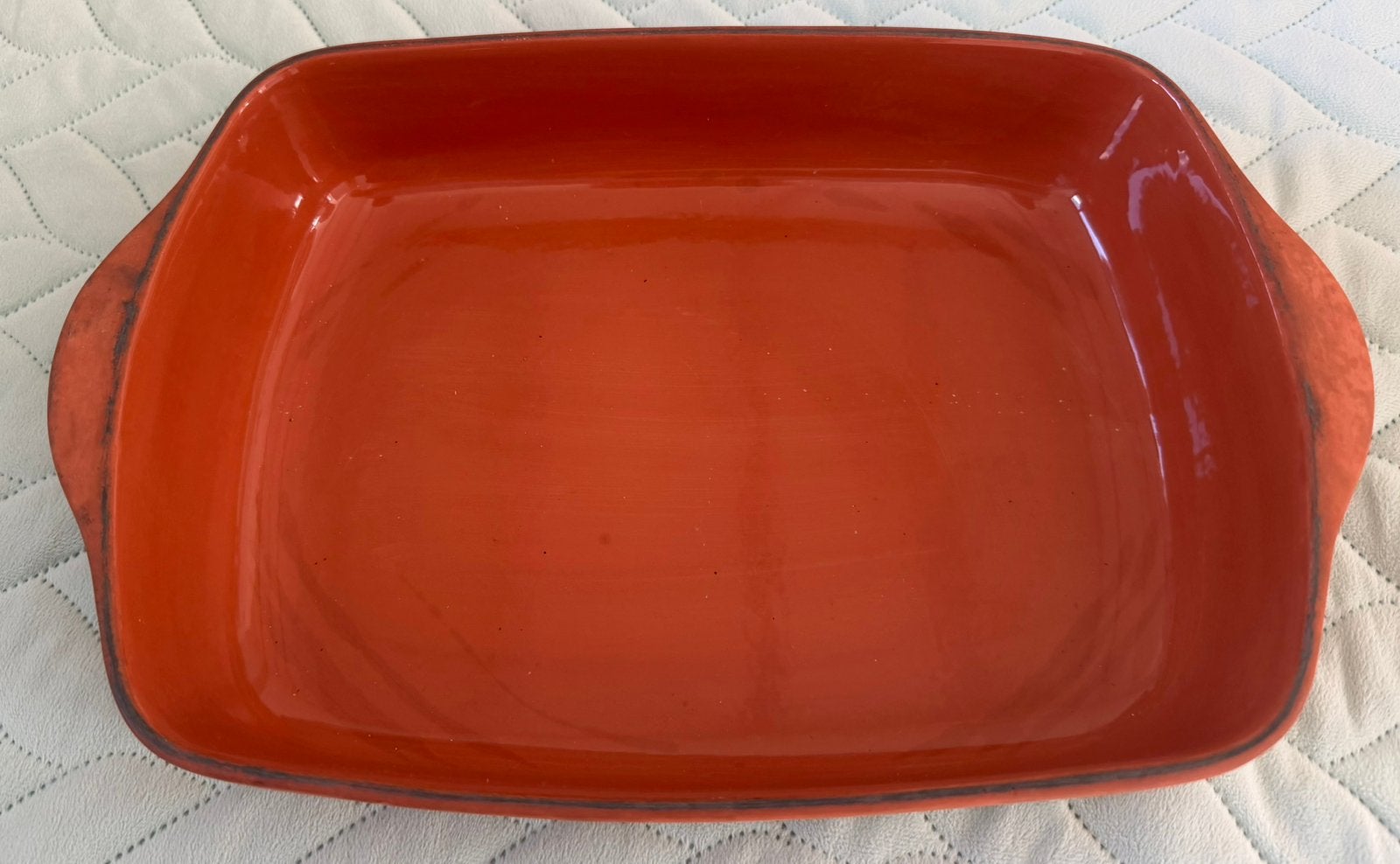 Jamie Oliver aardewerk Ovenschaal 35 x 23 x 7 cm, Overige typen, Ophalen of Verzenden, Zo goed als nieuw, Steen/keramiek