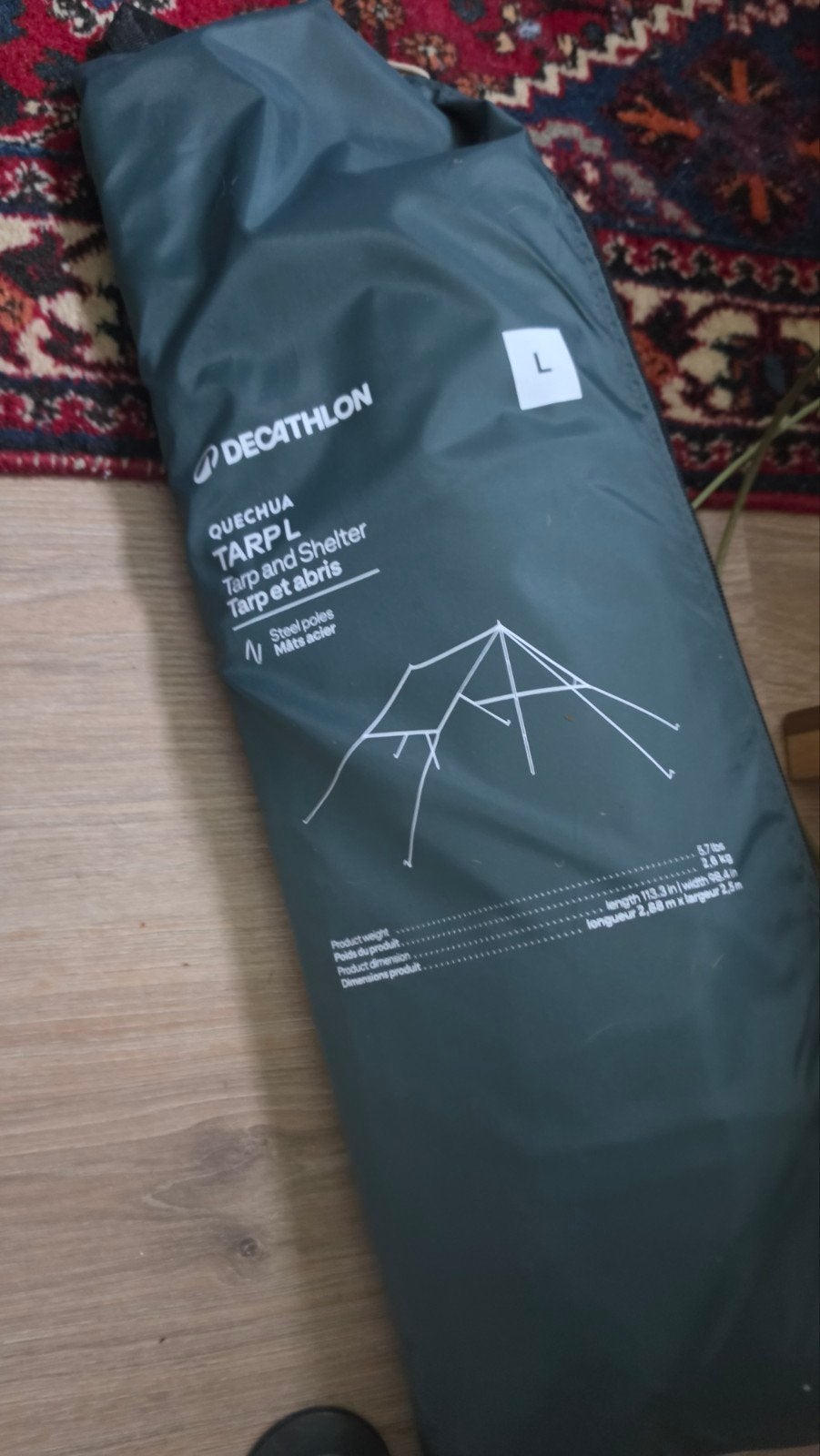 Quechua Tarp L - Decathlon Tarp en Shelter, Ophalen, Nieuw, Tot en met 2