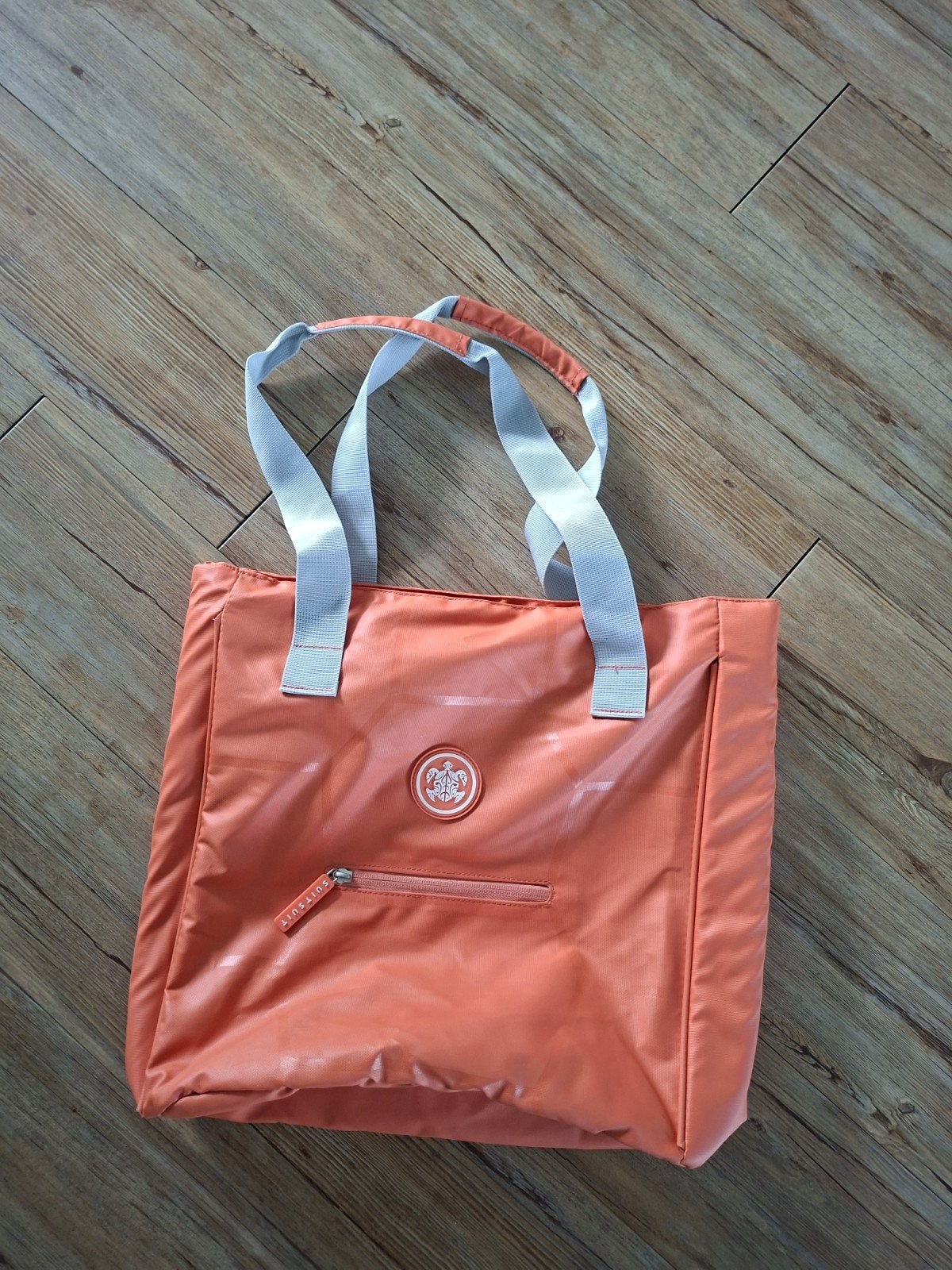 Suitsuit shopper/strandtas oranje, Verzenden, Zo goed als nieuw, Oranje, Shopper