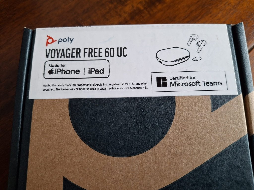 HP Poly Voyager Free 60 UC M Carbon Black Earbuds, Ophalen, In-ear, Nieuw, Draadloos