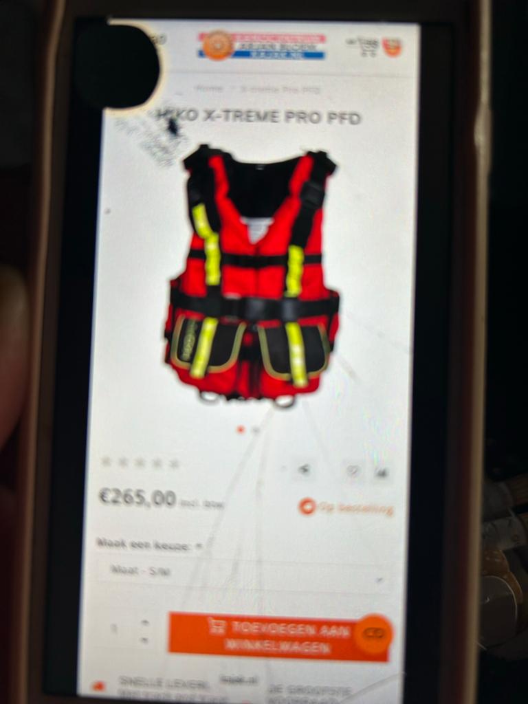Dit is een Hiko X-treme Pro PFD reddingsvest in het rood., Ophalen of Verzenden, Nieuw