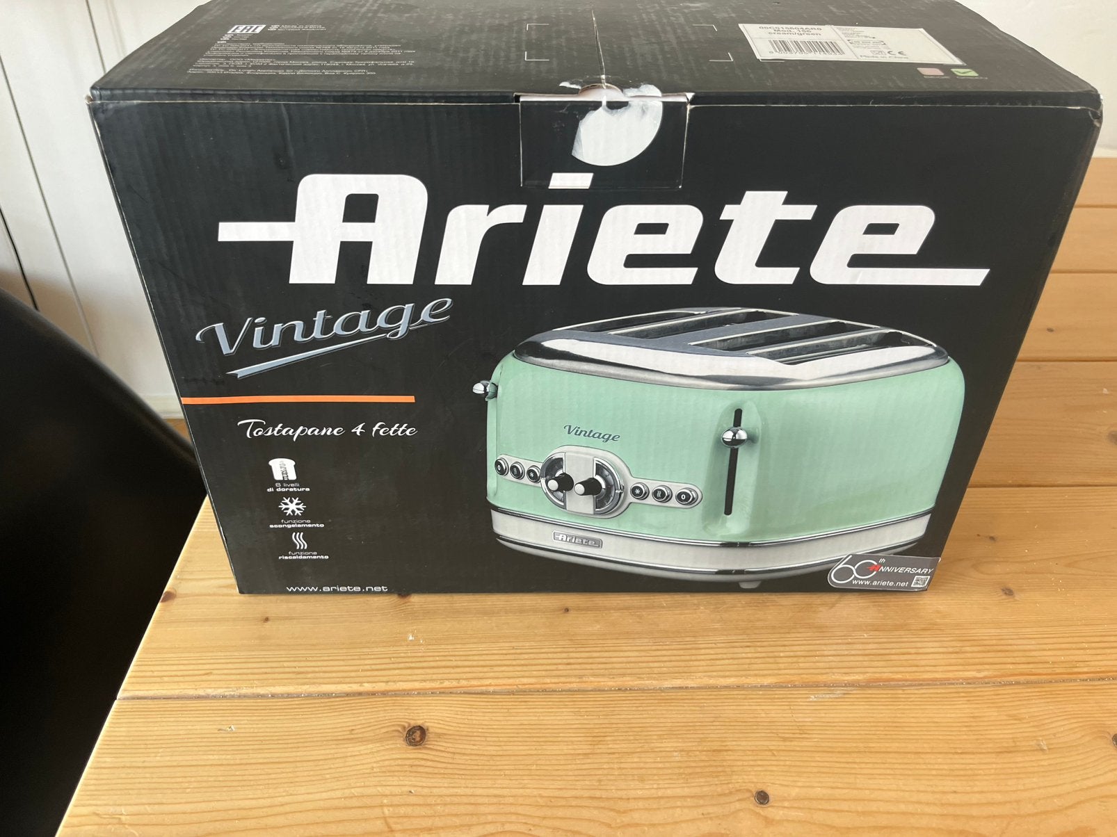 Ariete Broodrooster vintage, Ophalen of Verzenden, Nieuw