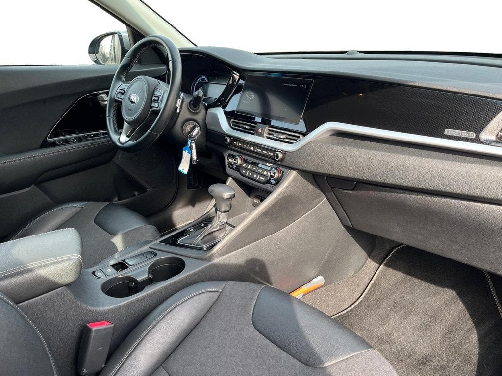 Kia Niro 1.6 GDi Hybrid DynamicLine | Lage kilometerstand |, Auto's, Kia, Gebruikt, Euro 6, 2 kWh, Leder en Stof