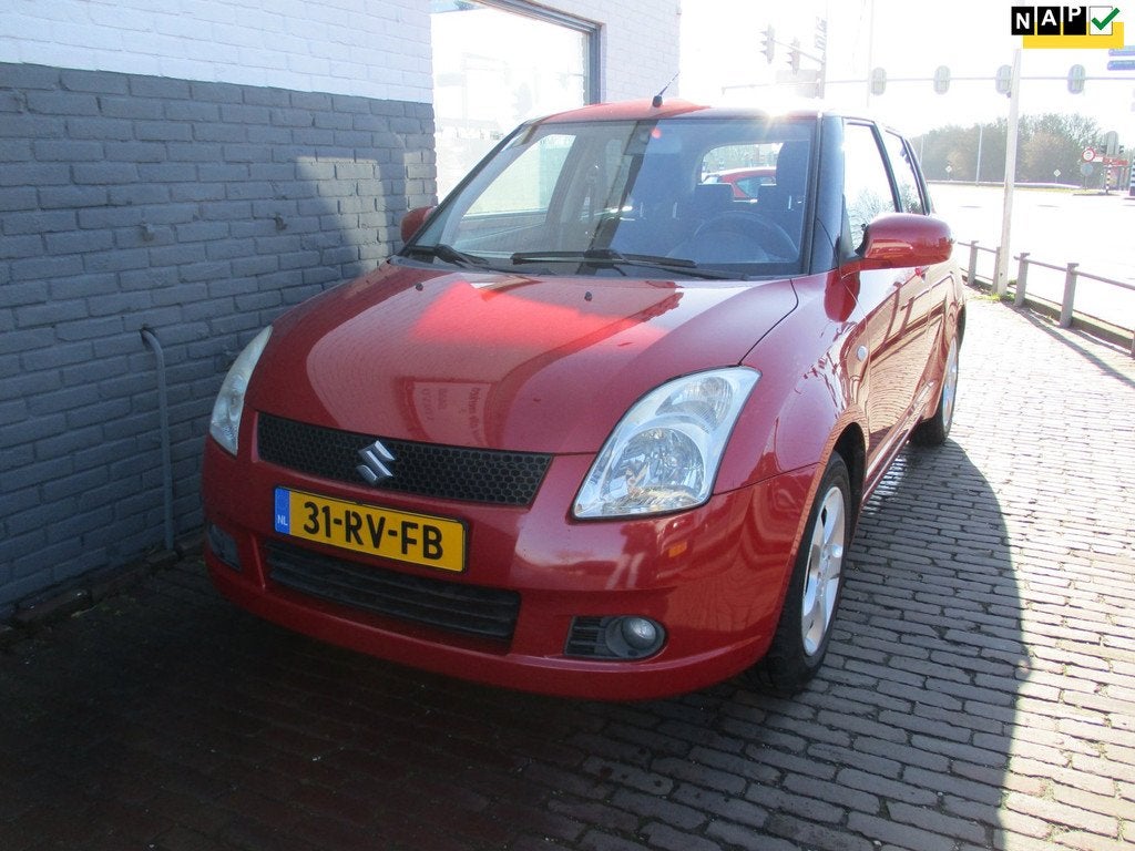Suzuki Swift 1.3 Exclusive, Auto's, Suzuki, Voorwielaandrijving, Stof, Zwart, 965 kg