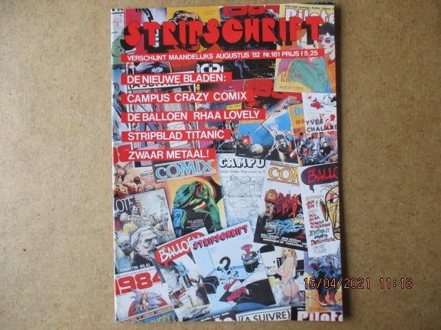 adv1177 stripschrift 161, Eén stripboek, Ophalen, Gelezen