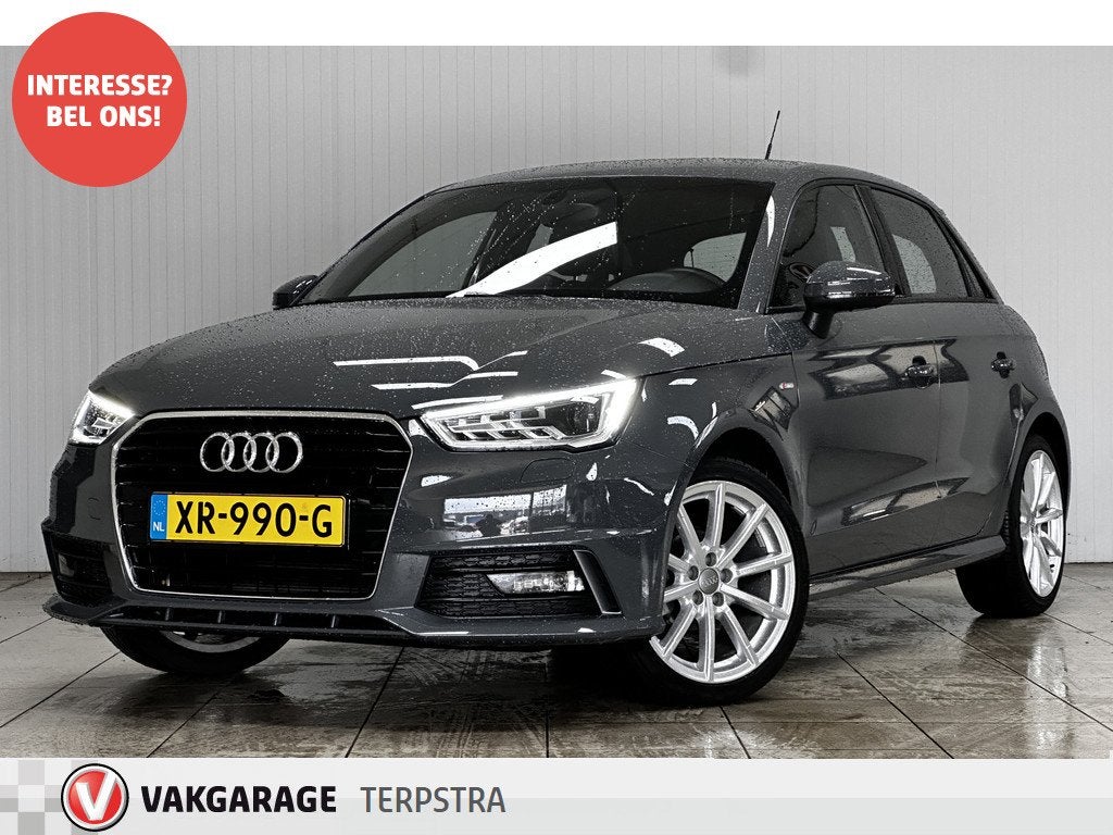 Audi A1 Sportback 1.0 TFSI S-Line/ Facelift!/ LED Koplampen/, Voorwielaandrijving, Euro 6, 4 stoelen, 49 €/maand