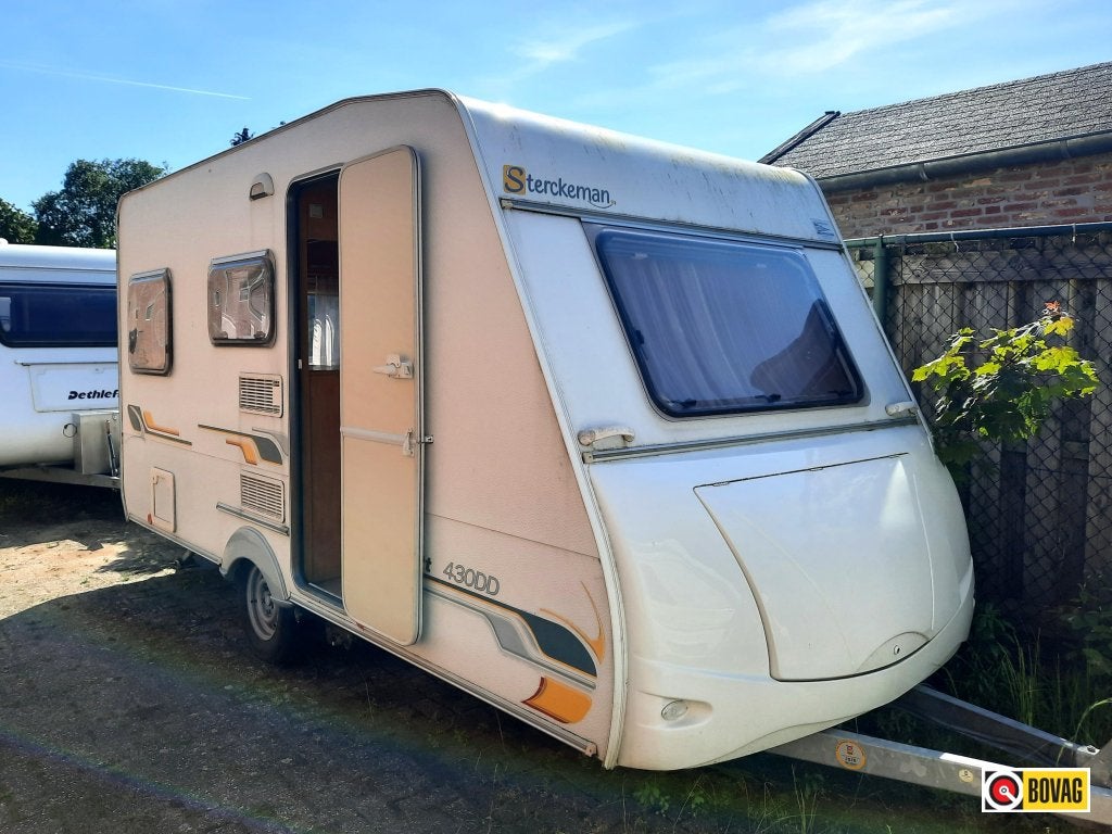 Sterckeman Starlett 430 DD, Caravans en Kamperen, Overige typen, Sterckeman, Bedrijf, 4 tot 5 meter