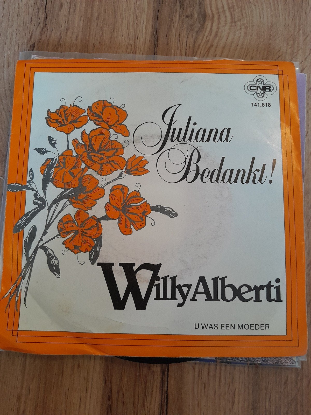 Willy alberti 7inch juliana bedankt, Ophalen of Verzenden, Zo goed als nieuw, Overige formaten