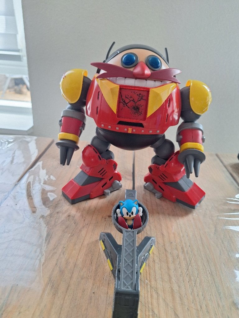 Sonic the Hedgehog Giant Eggman Robot Battle Set voor € 35, Verzamelen, Ophalen
