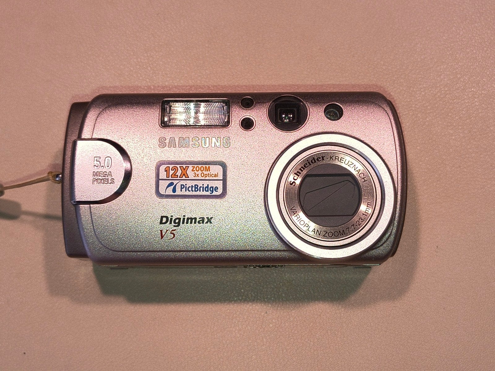 Samsung Digimax V5 - Compacte digitale CCD camera, Audio, Tv en Foto, Gebruikt, Ophalen of Verzenden, Compactcamera, Samsung