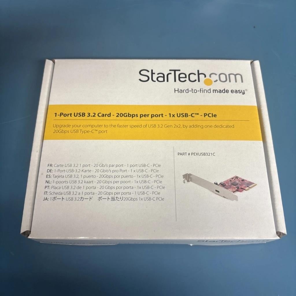 StarTech USB 3.2 Gen 2x2 PCIe Card, Ophalen of Verzenden, Desktop, USB