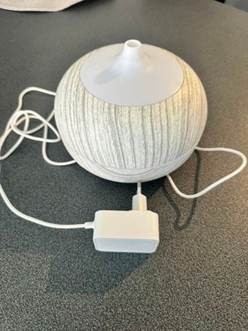 Aroma Diffuser / Luchtbevochtiger - Wit Houtnerf, Witgoed en Apparatuur, Ophalen, Zo goed als nieuw, Luchtbevochtiger