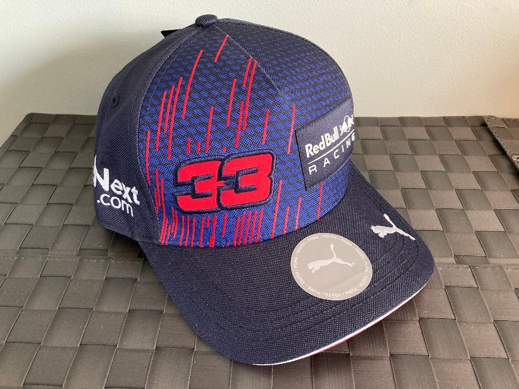Max Verstappen Pet 2021 Teamcap RB16B Curved Cap, Ophalen of Verzenden, Nieuw, Formule 1