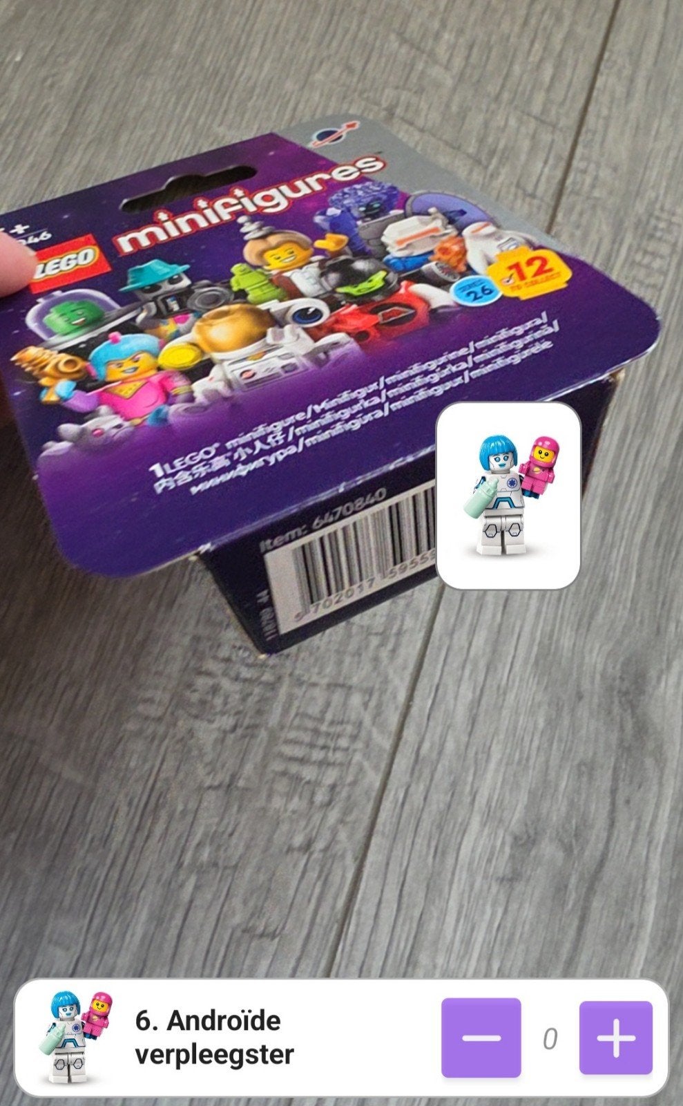 Lego 71046 minifiguren serie 26 Space Nanny  nurse android, Ophalen of Verzenden, Nieuw