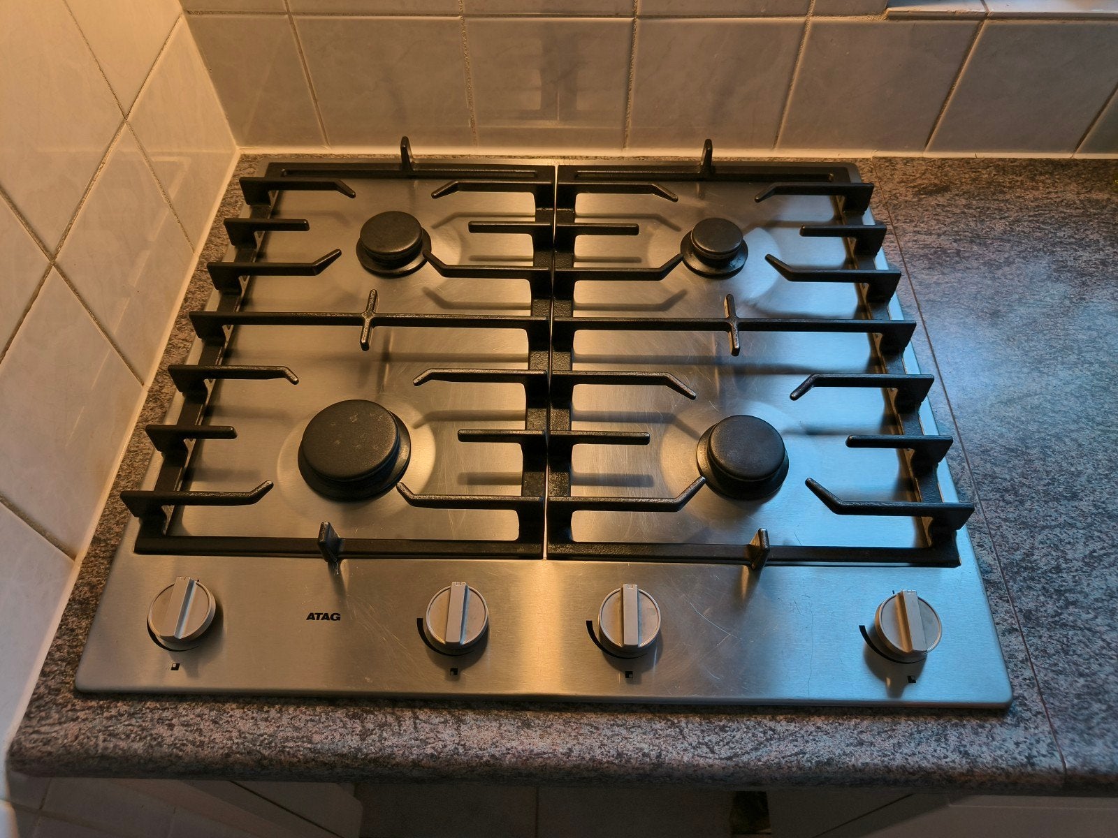 Atag gasfornuis gaskookplaat, Ophalen, Gebruikt, 4 kookzones, Inbouw