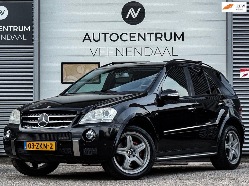 Mercedes-Benz M-klasse ML420 CDI V8 AMG PAKKET HARMAN-KARDON, Auto's, Mercedes-Benz, Automaat, Gebruikt, Zwart, Leder