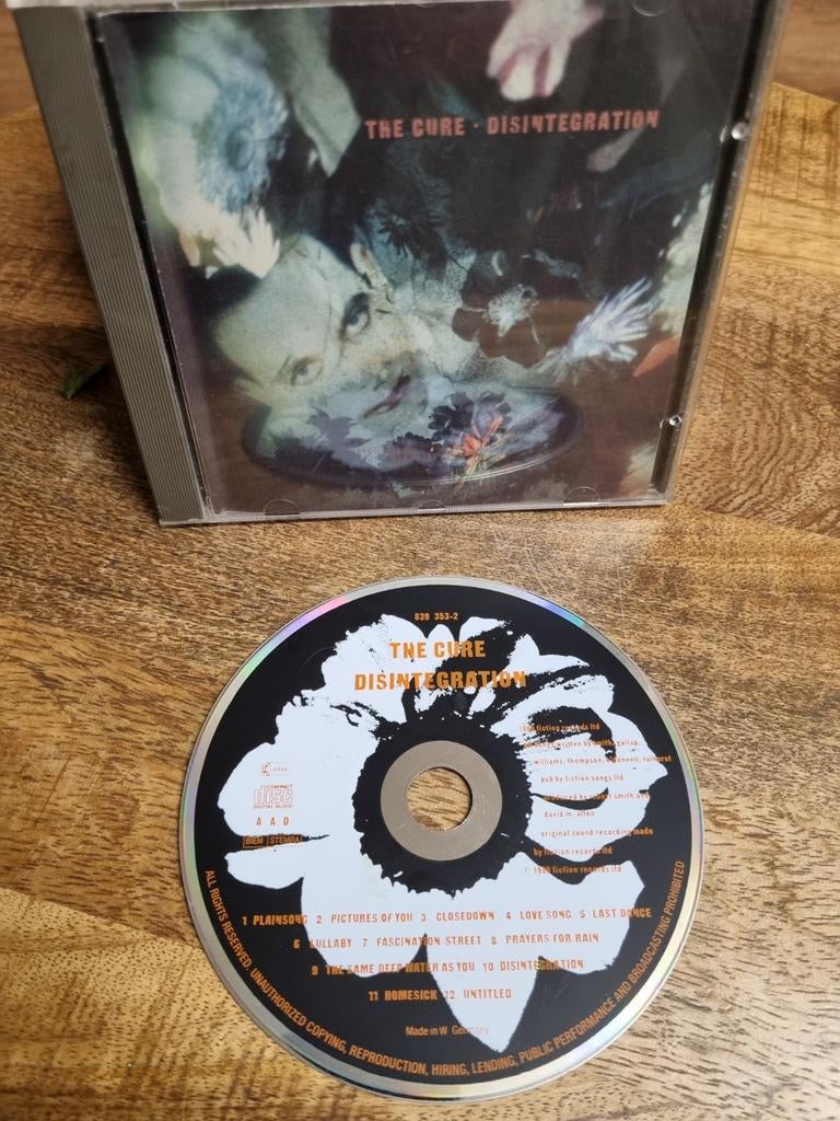 Cd The Cure – Disintegration, Ophalen of Verzenden, Zo goed als nieuw, Poprock