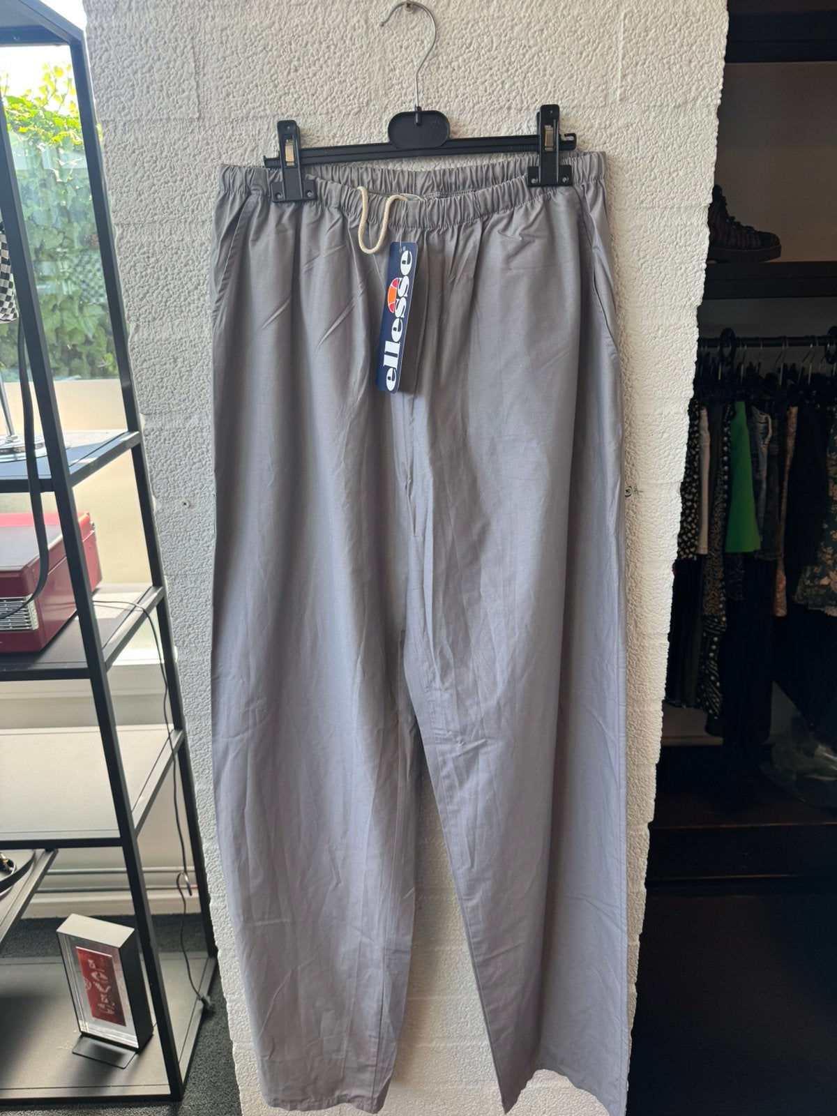 Ellesse vintage jogger broek maat M grijs, Ophalen of Verzenden, Nieuw, Grijs