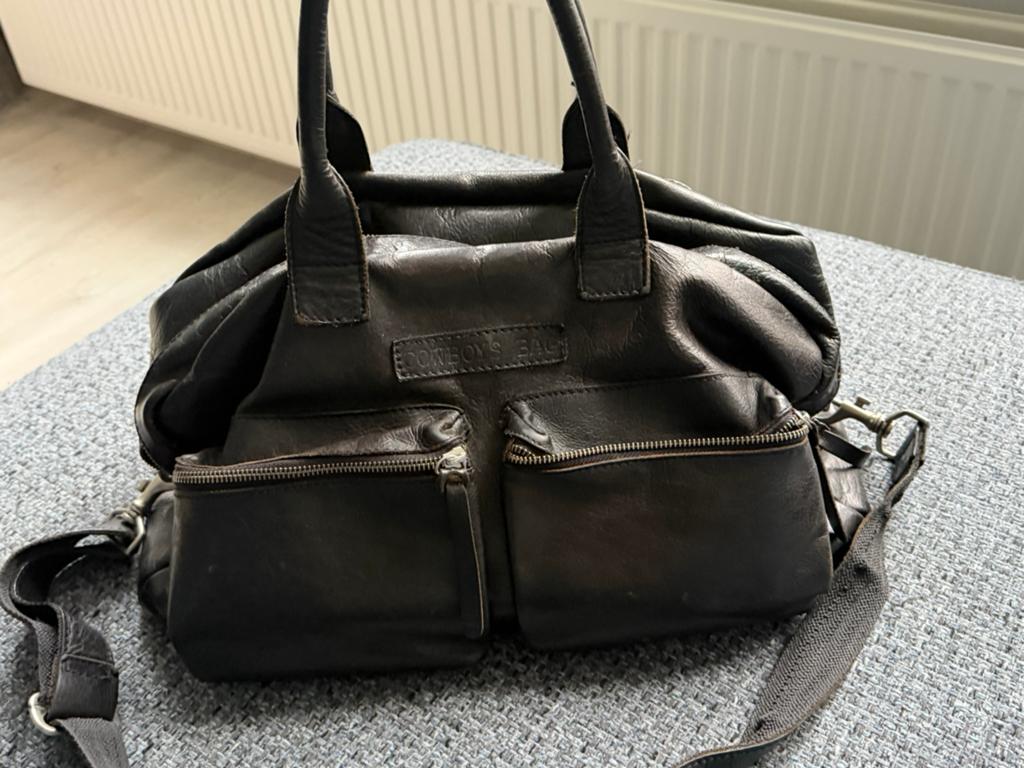 Grote Cowboys bag., Ophalen of Verzenden, Gebruikt, Zwart, Handtas