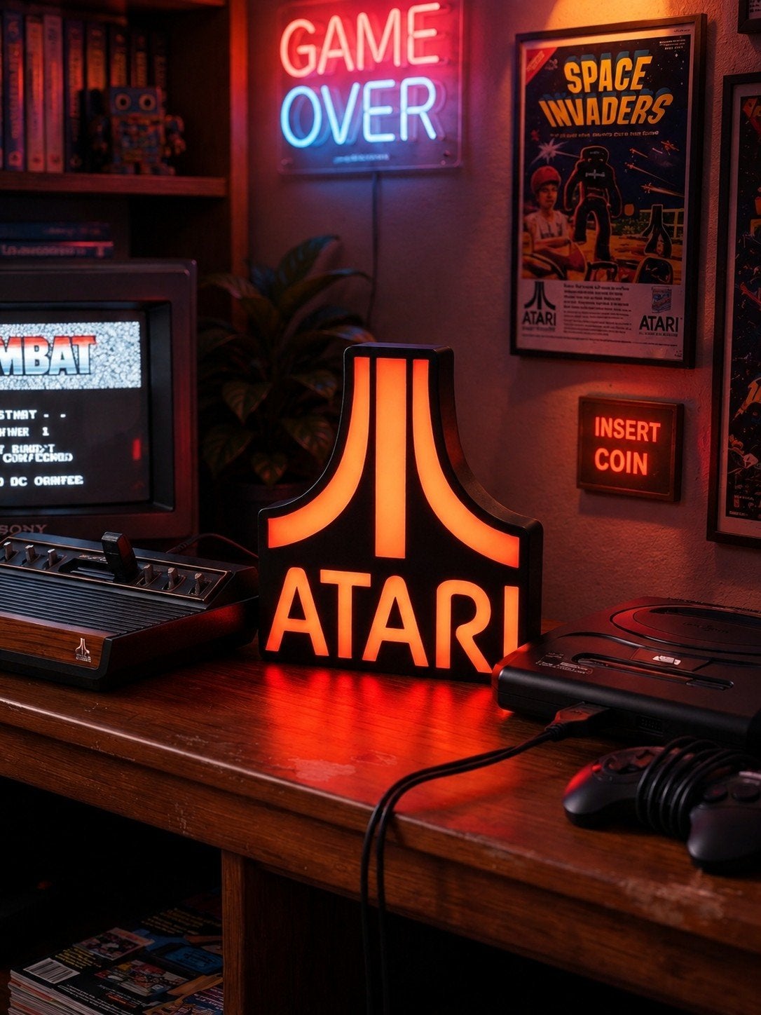 Atari Lichtbak LED - Retro Gaming Decoratie, Spelcomputers en Games, Ophalen of Verzenden, Nieuw