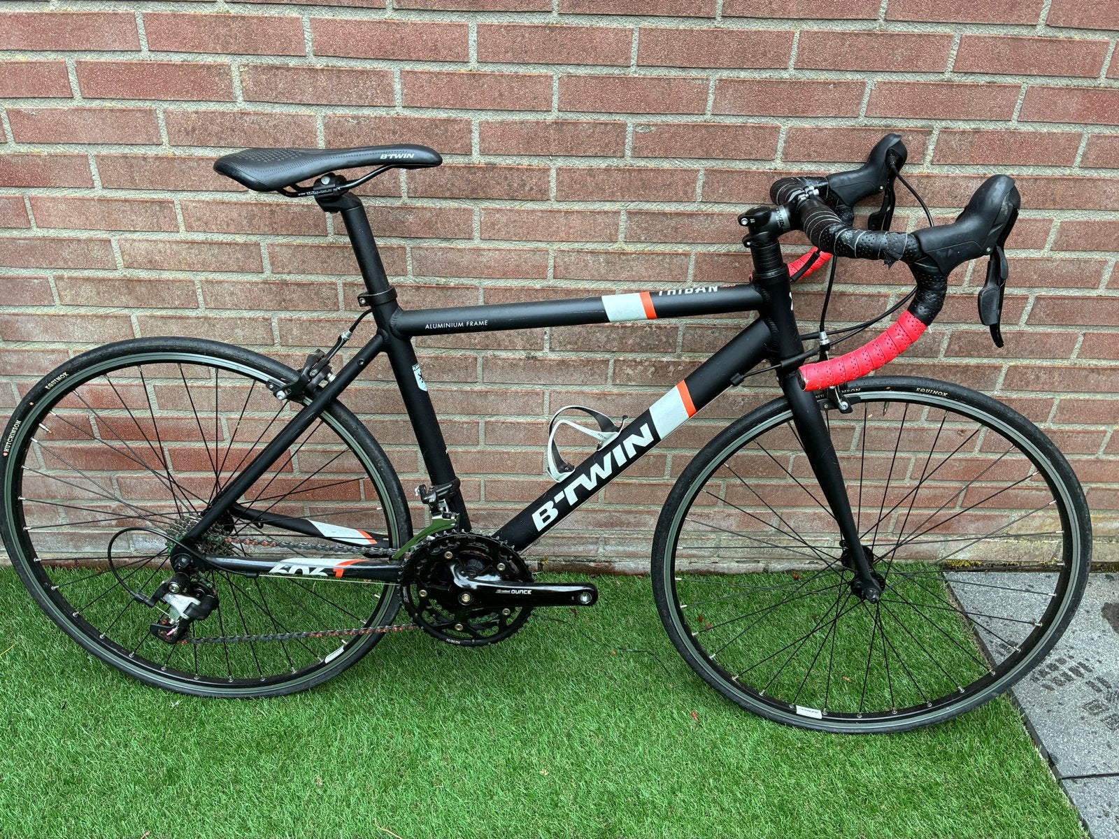 B'Twin Triban racefiets - XS frame, 2x7 versnellingen, Overige merken, Gebruikt, Aluminium, Minder dan 10 versnellingen