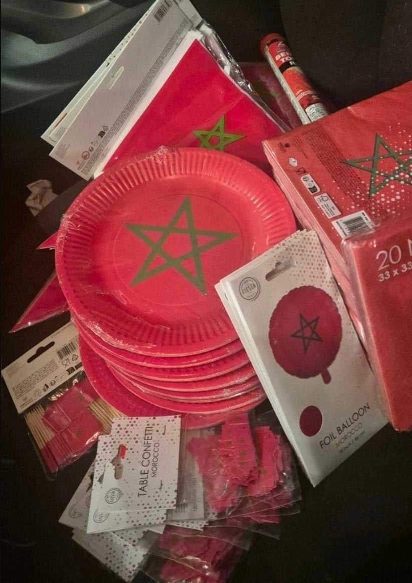 🇲🇦 Marokko WK | vlaggen, ballonnen, decoratie Rotterdam, Ophalen of Verzenden, Nieuw, Versiering, Overige