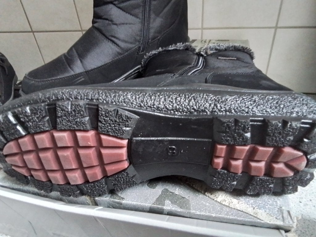 Warme zwarte snowboots met bontvoering - Maat 39, Zwart, Snowboots, Ophalen of Verzenden, Onbekend