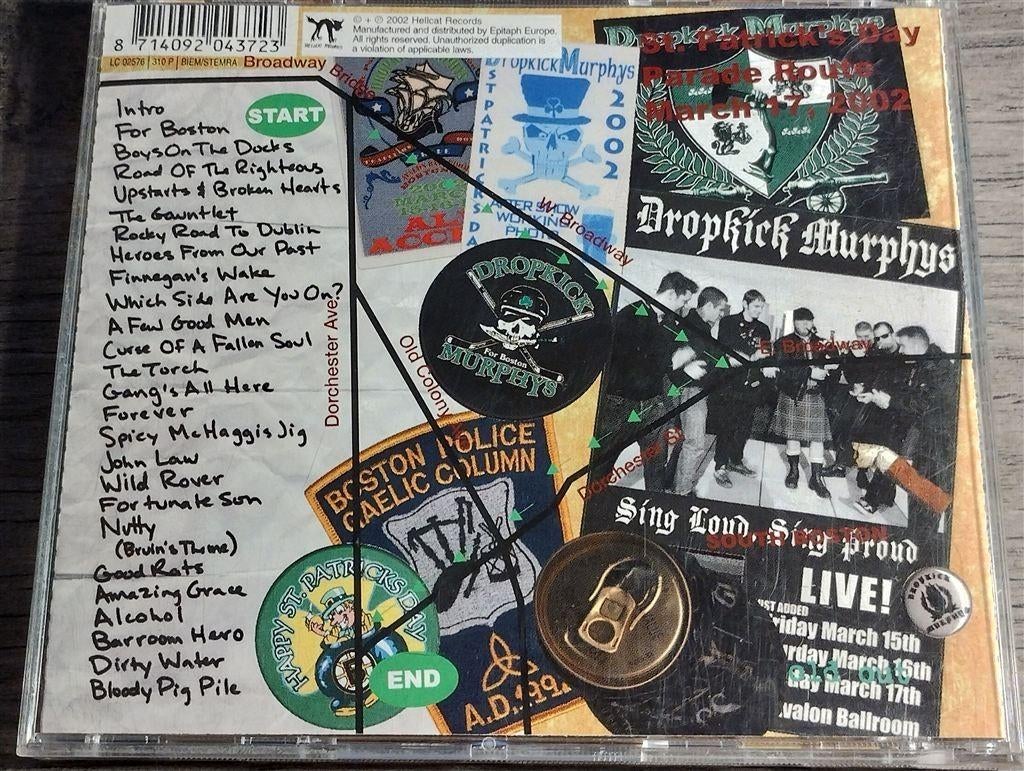 Dropkick Murphys – Live On St. Patrick's Day, Ophalen of Verzenden, Gebruikt, Poprock