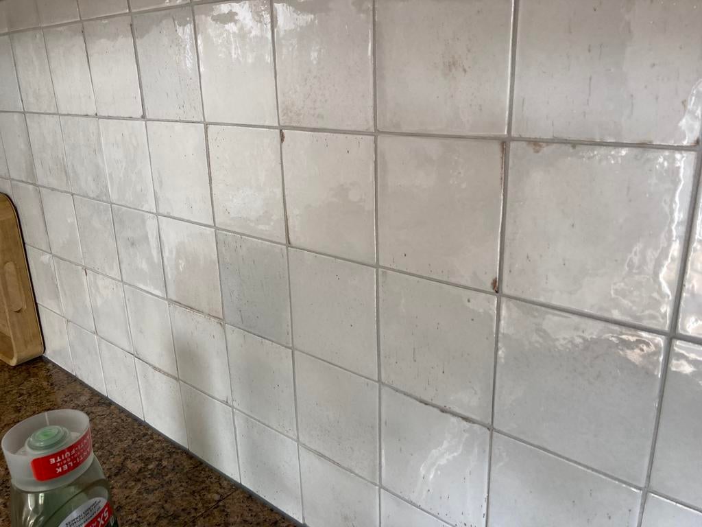 Rest Wandtegels keuken, Doe-het-zelf en Verbouw, Tegels, Ophalen, Minder dan 20 cm, Zo goed als nieuw, Minder dan 5 m²