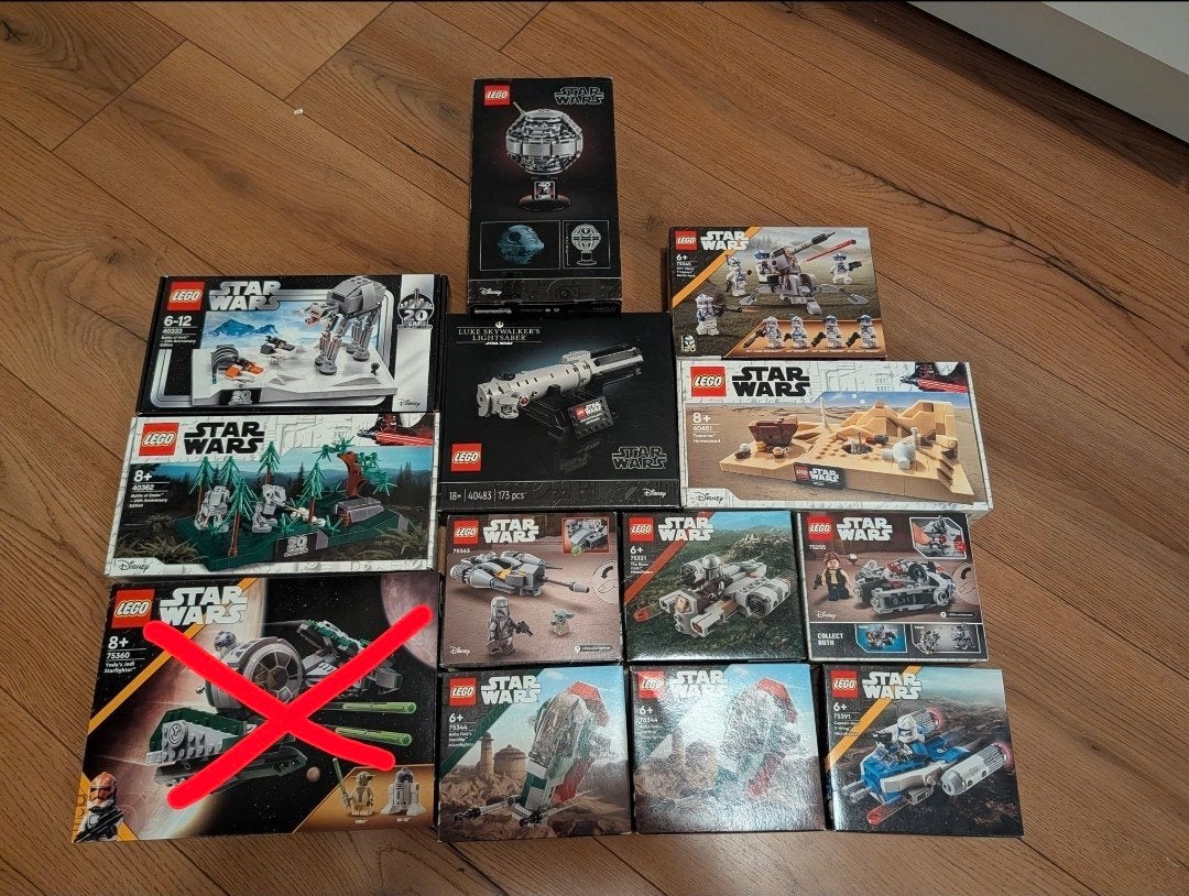 LEGO StarWars sets-nieuw + minifiguren+boekjes+dozen, Lego, Ophalen of Verzenden, Zo goed als nieuw, Complete set